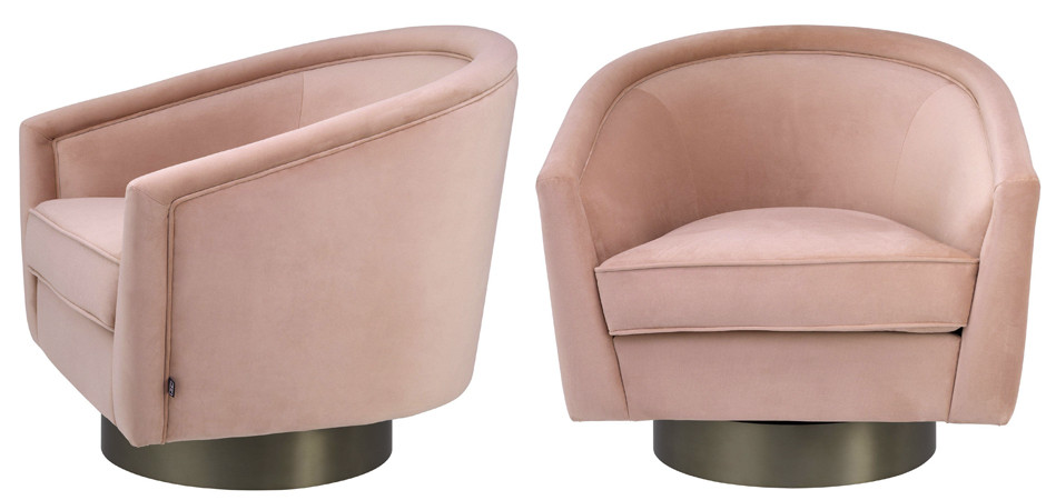Кресло Eichholtz Swivel Chair Catene nude