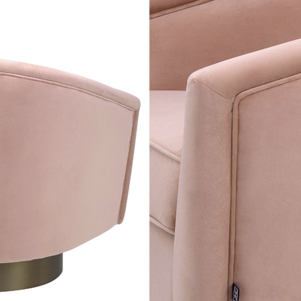 Кресло Eichholtz Swivel Chair Catene nude