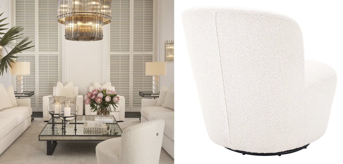 Кресло Eichholtz Swivel Chair Doria