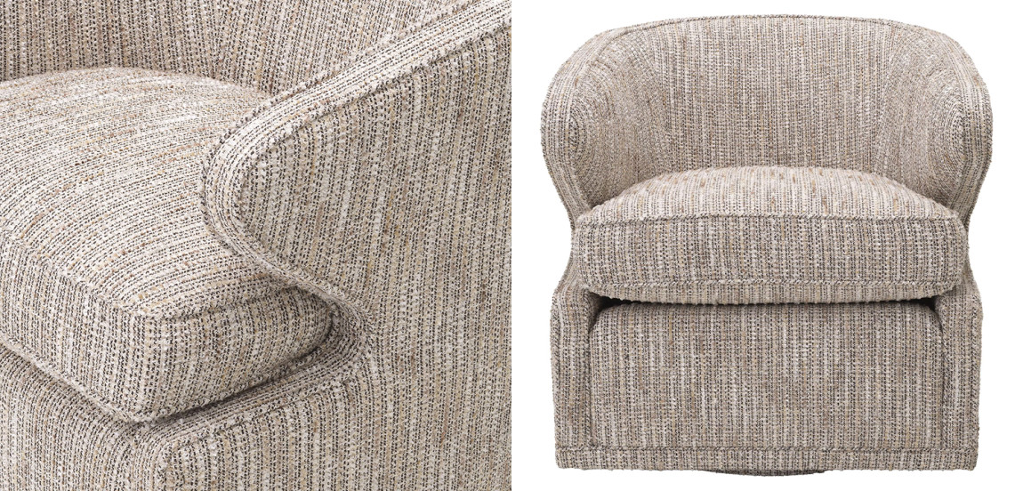 Кресло Eichholtz Swivel Chair Dorset Бежевый