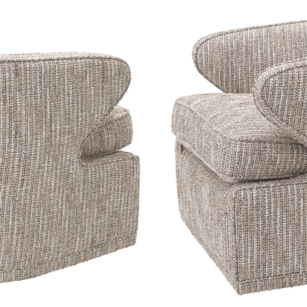 Кресло Eichholtz Swivel Chair Dorset Бежевый