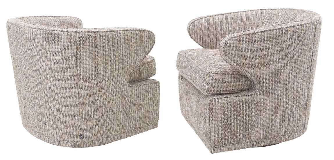 Кресло Eichholtz Swivel Chair Dorset Бежевый