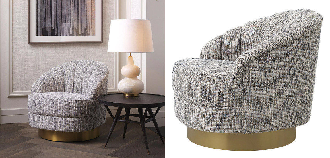 Кресло Eichholtz Swivel Chair Hadley