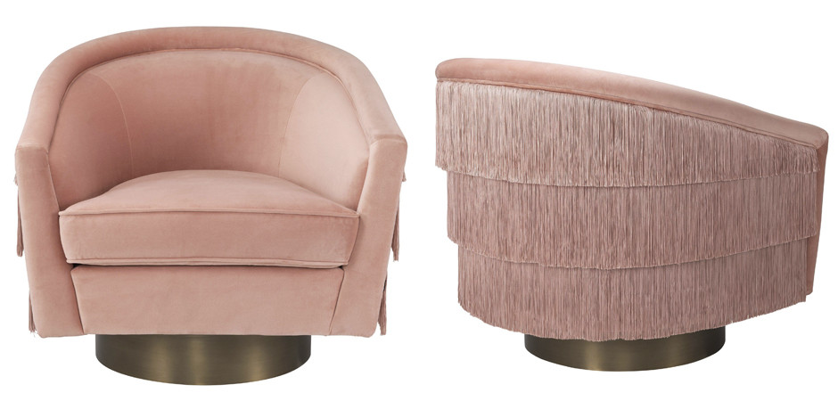 Кресло Eichholtz Swivel Chair Le Vante Savona nude