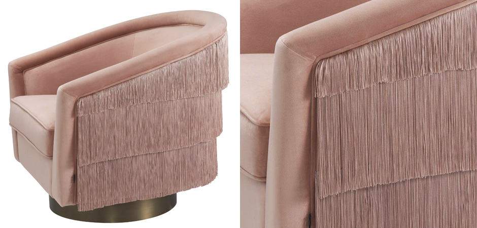 Кресло Eichholtz Swivel Chair Le Vante Savona nude