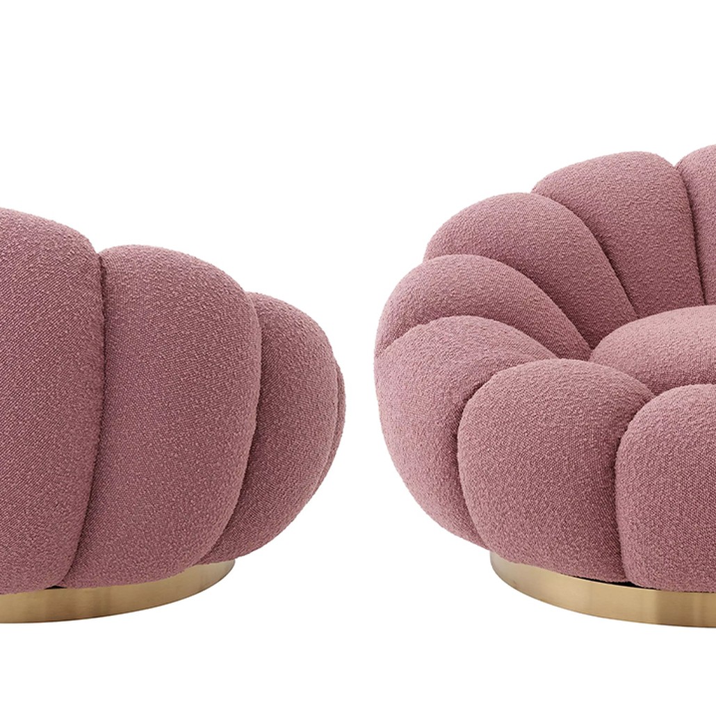 Кресло Eichholtz Swivel Chair Mello Rose