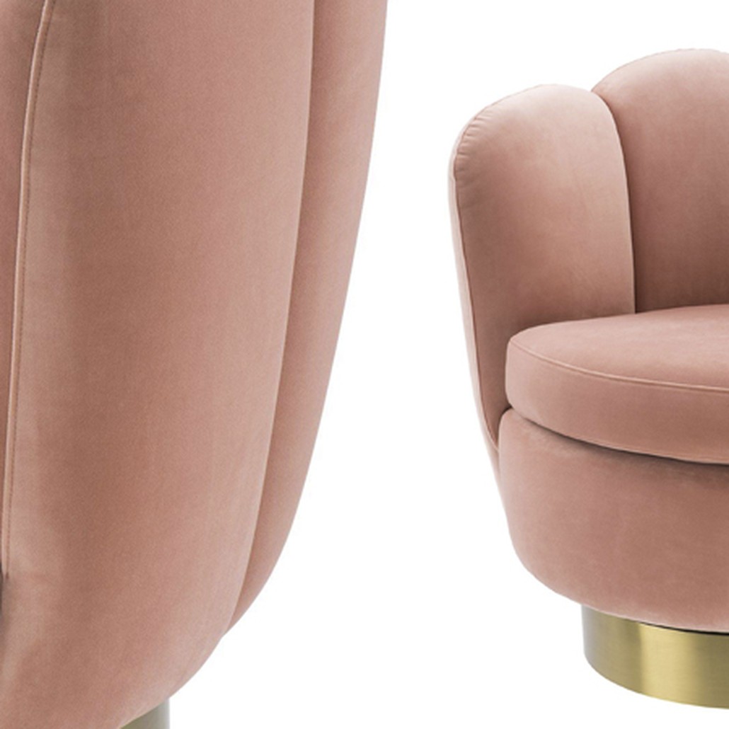 Кресло Eichholtz Swivel Chair Mirage nude
