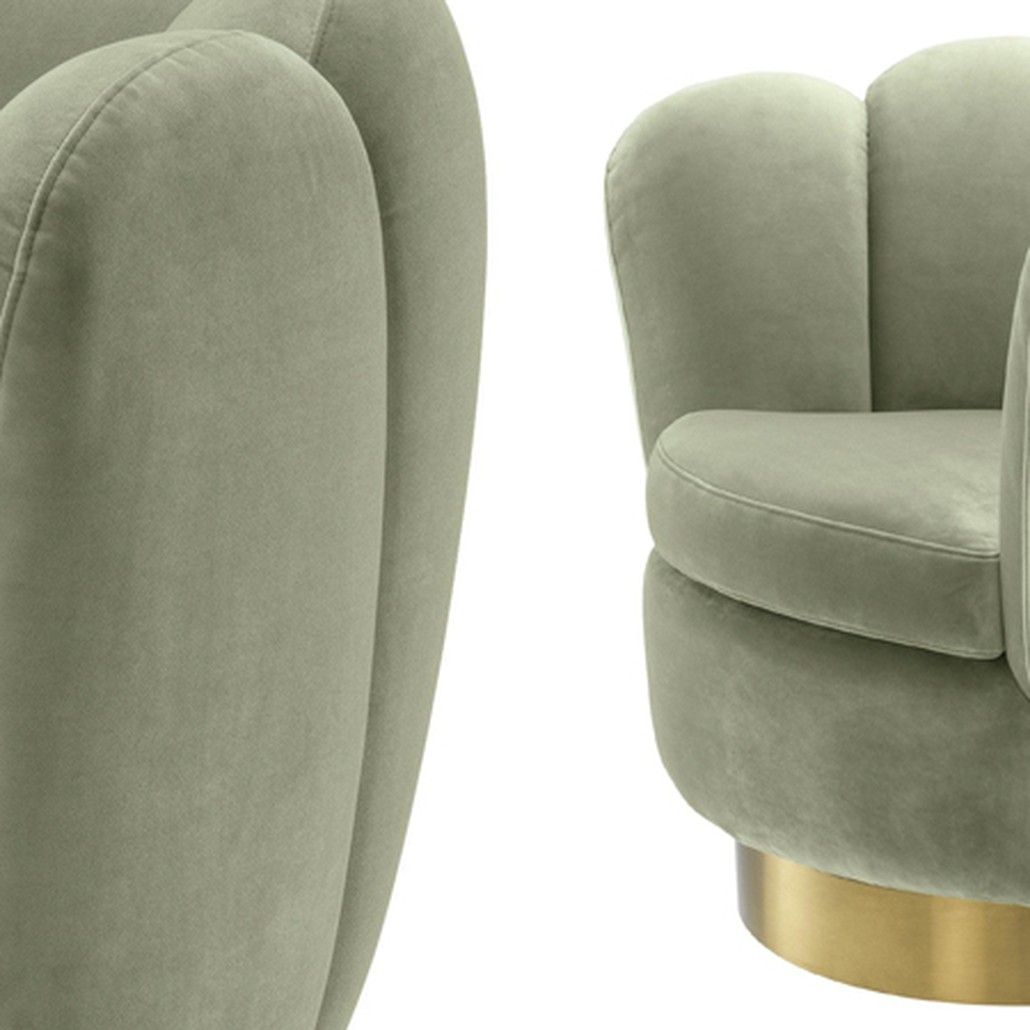 Кресло Eichholtz Swivel Chair Mirage pistache green