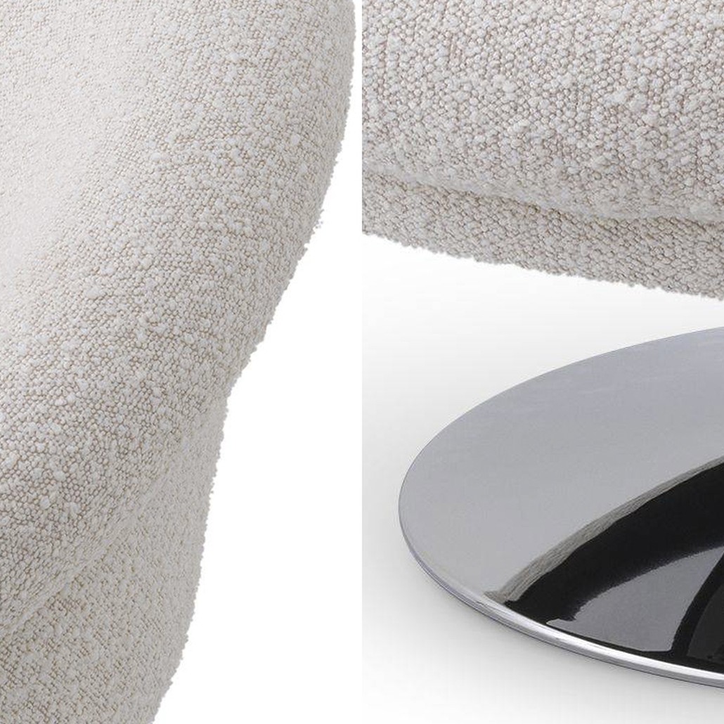 Кресло Eichholtz Swivel Chair Nemo cream