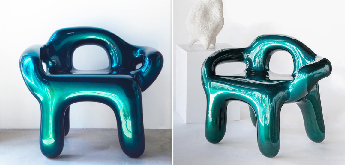 Кресло Emerald Metallica Shine Armchair
