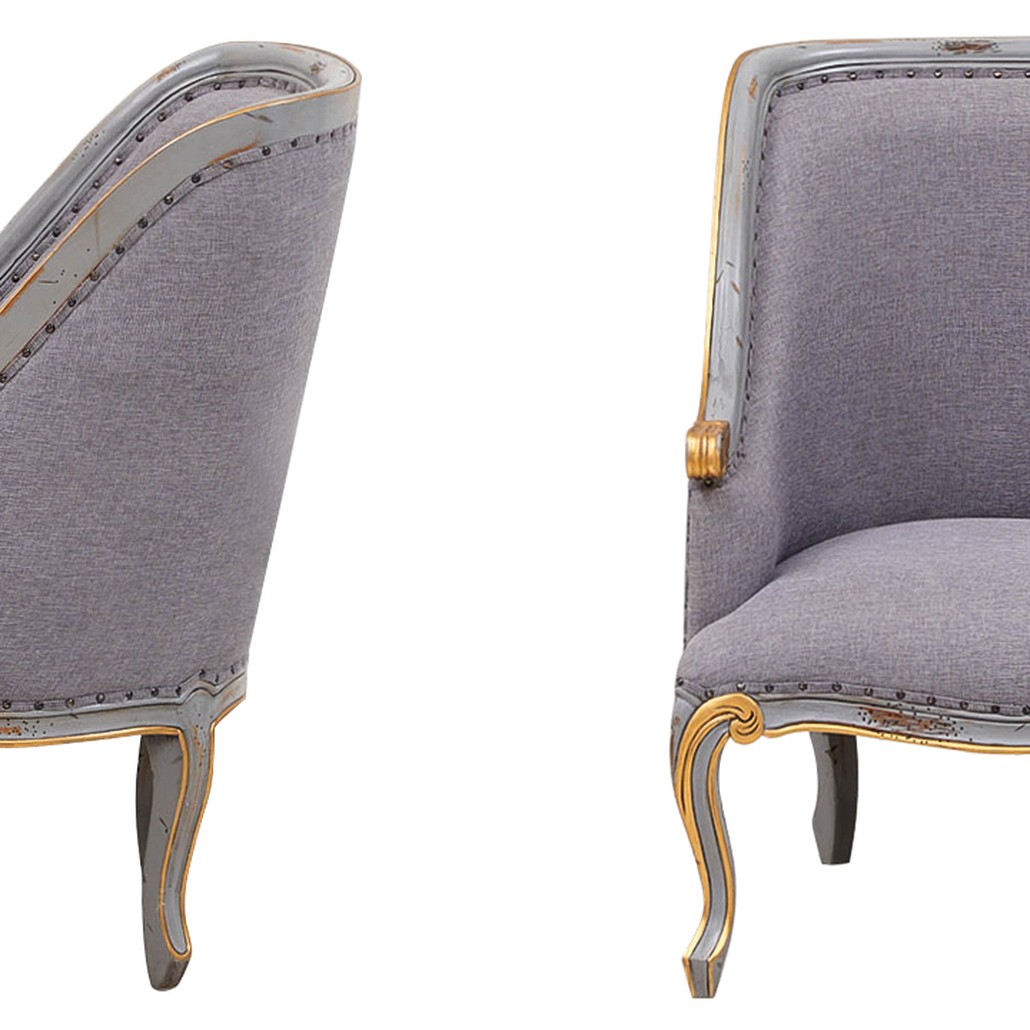 Кресло Fabienne French Seating Armchair Grey