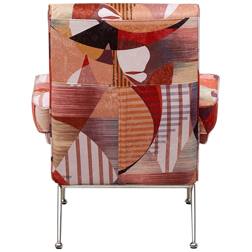 Кресло Face Geometric Print Armchair