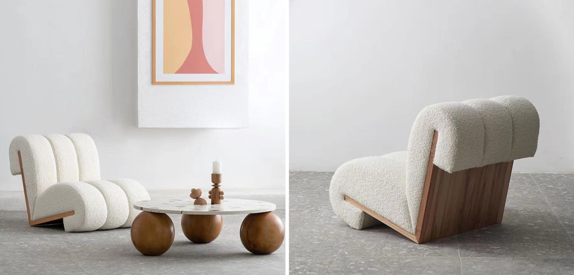 Кресло Frazier Boucle Armchair