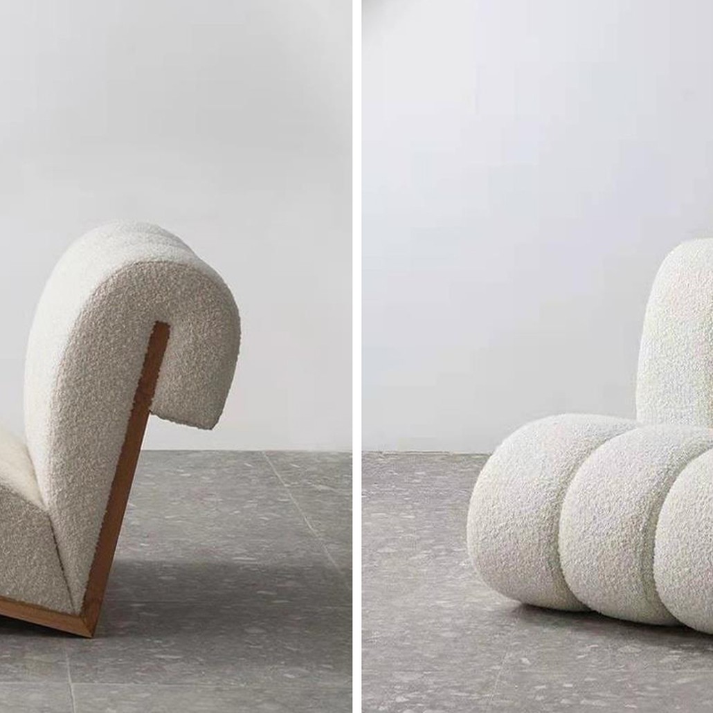 Кресло Frazier Boucle Armchair
