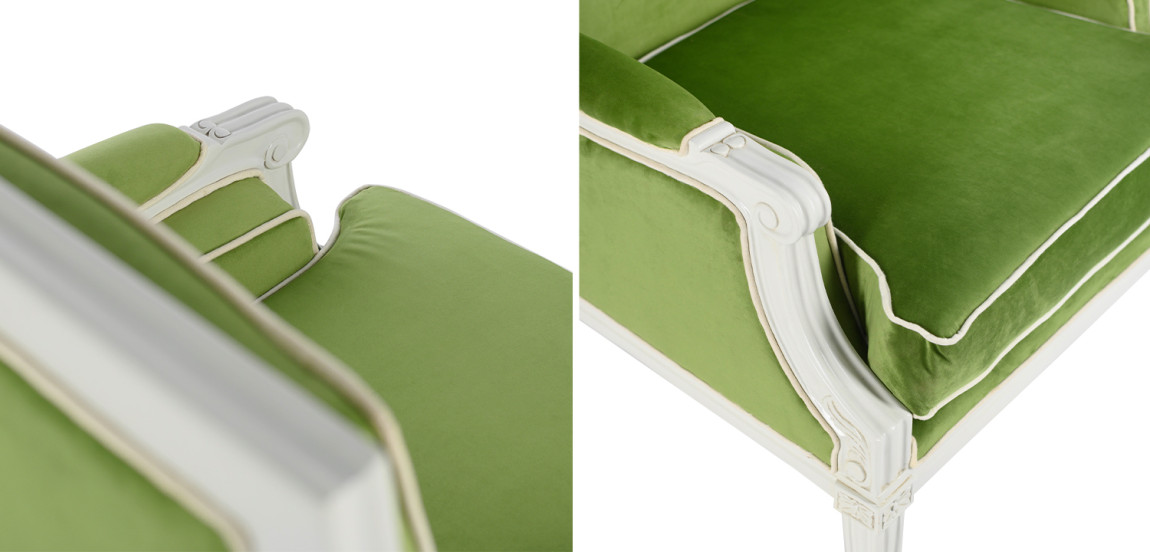 Кресло French Provence Armchair Ferrand green