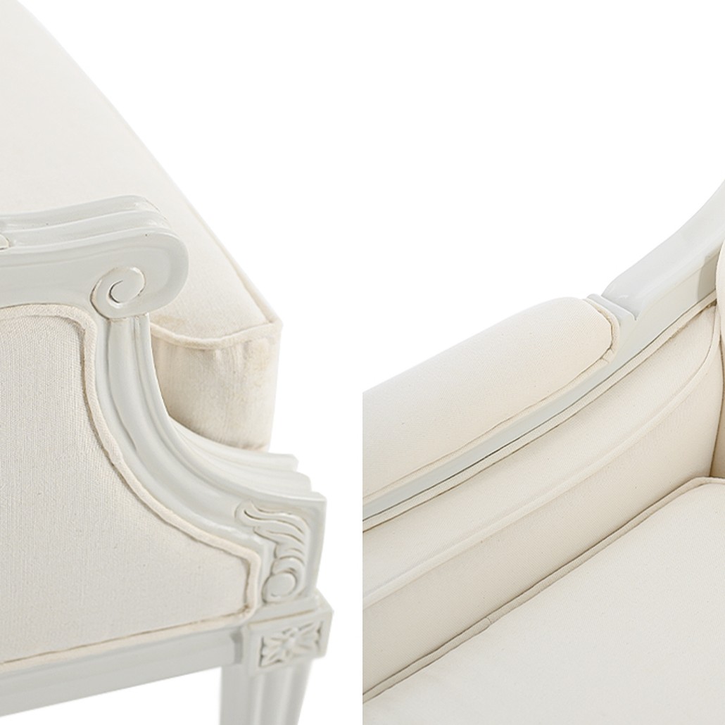Кресло French Provence Armchair Ferrand ivory
