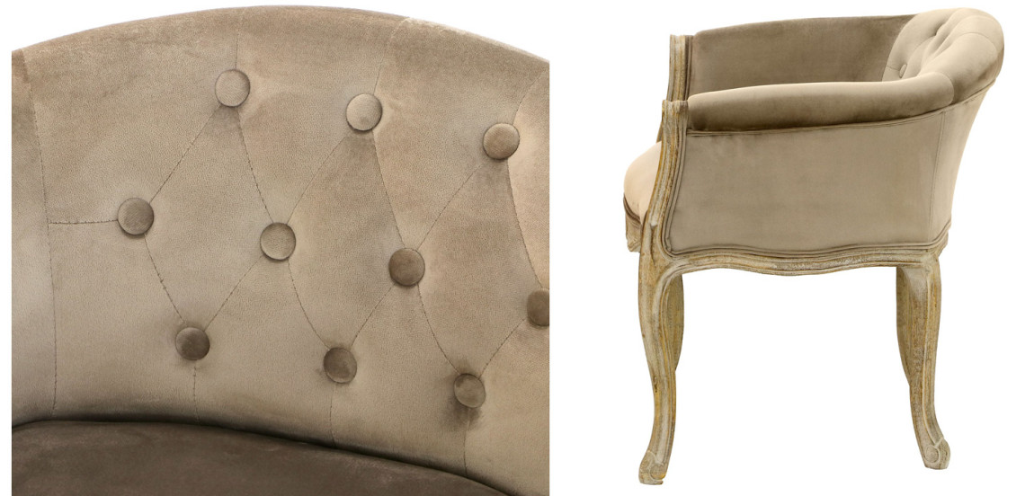 Кресло French Provence Armchair Roderic beige