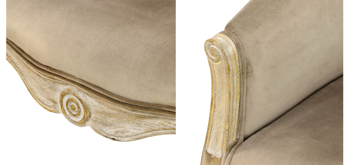 Кресло French Provence Armchair Roderic beige