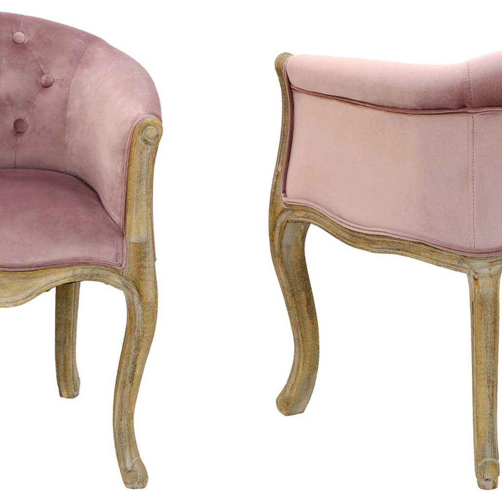 Кресло French Provence Armchair Roderic pink