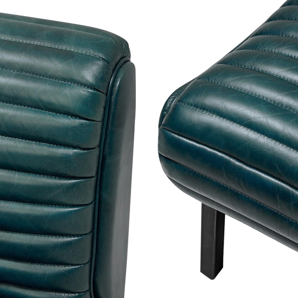 Кресло Gather Emerald Leather Chair