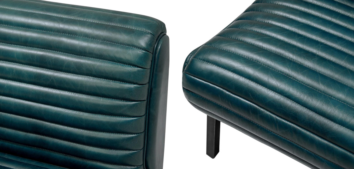 Кресло Gather Emerald Leather Chair