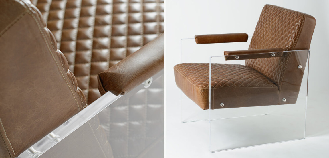Кресло Gioff Chair натуральная кожа