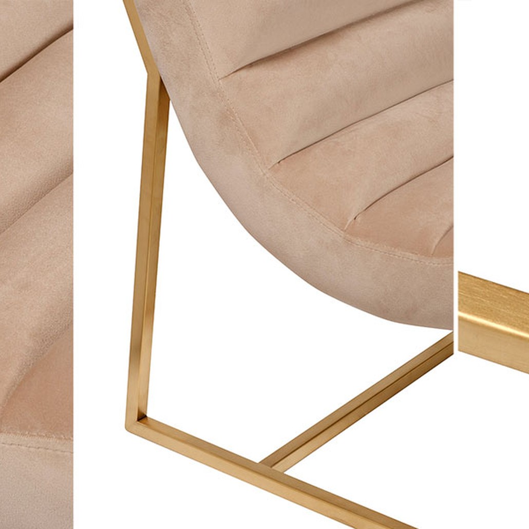 Кресло Great Basin matte gold