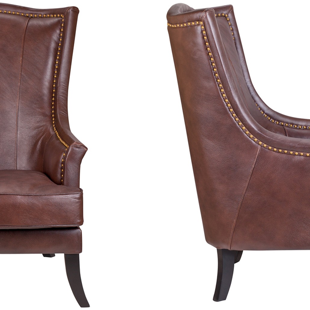 Кресло Gregoir Armchair light натуральная кожа