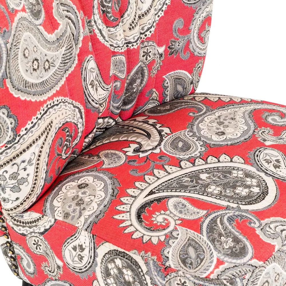 Кресло Harper Paisley Armchair Red