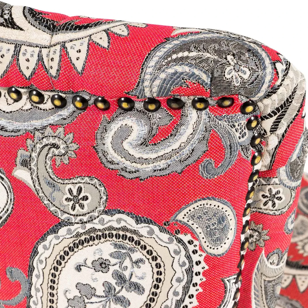Кресло Harper Paisley Armchair Red