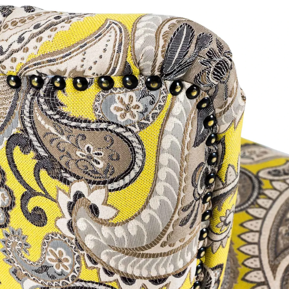 Кресло Harper Paisley Armchair Yellow