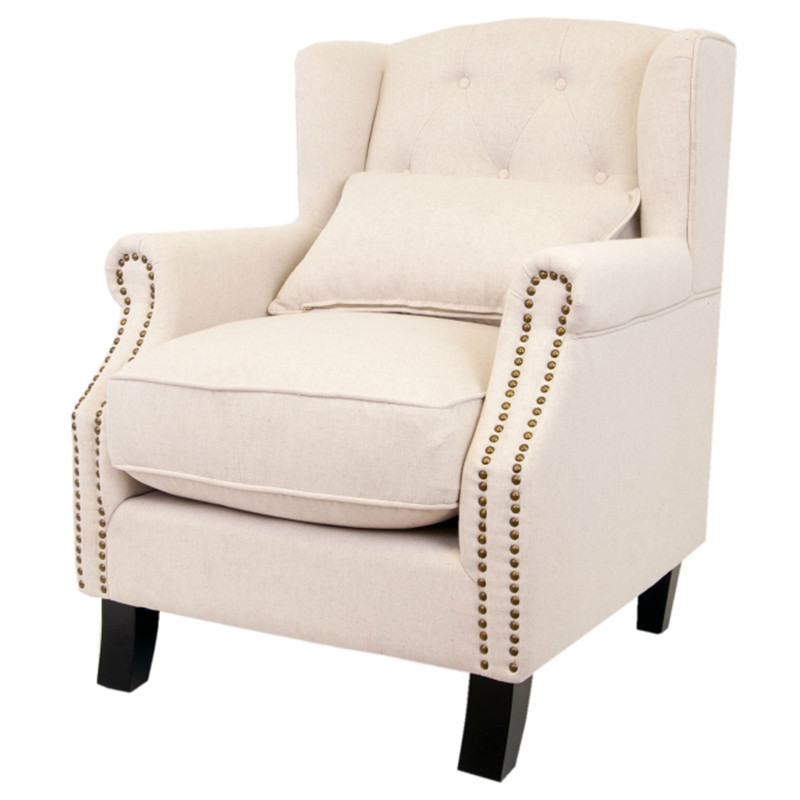 Кресло Henry Armchair beige flax