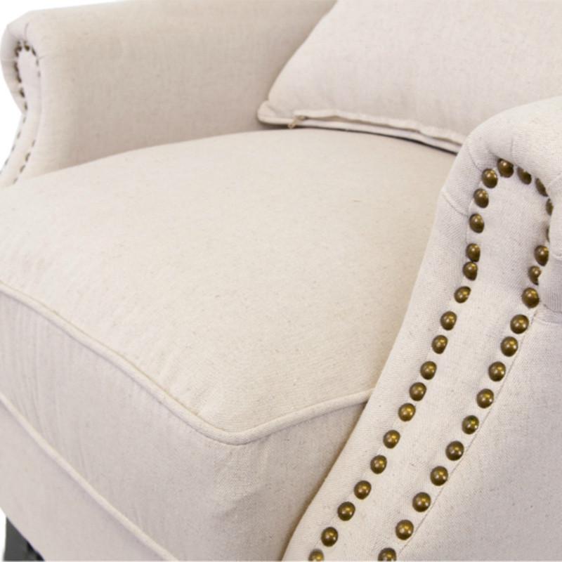 Кресло Henry Armchair beige flax