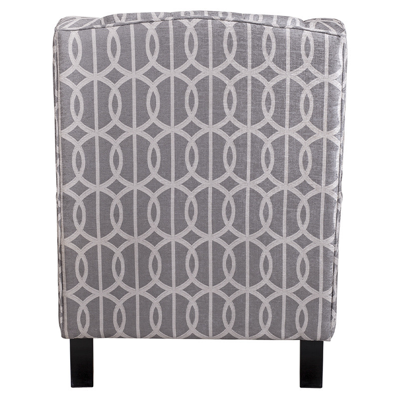 Кресло Henry Armchair grey velour