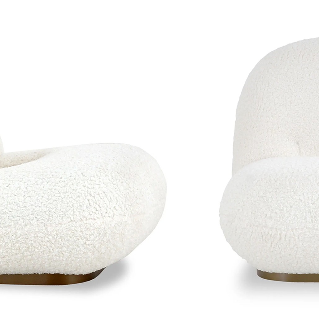 Кресло Herbie White Armchair