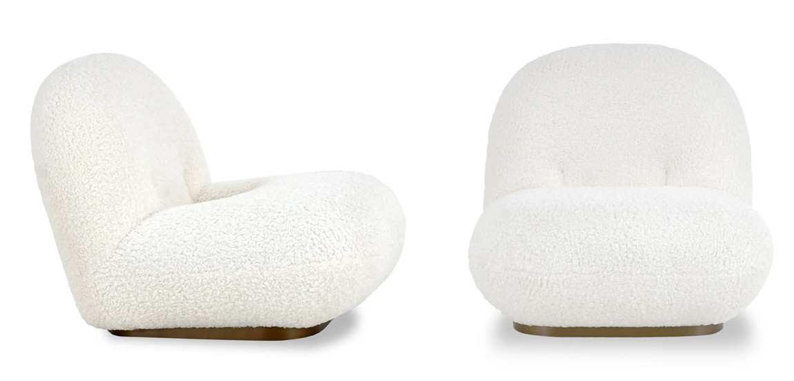 Кресло Herbie White Armchair