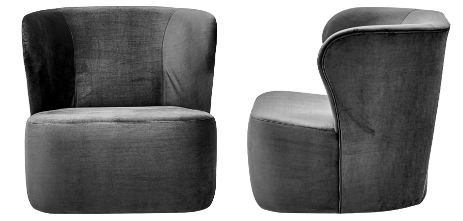 Кресло Hortense Chair Gray