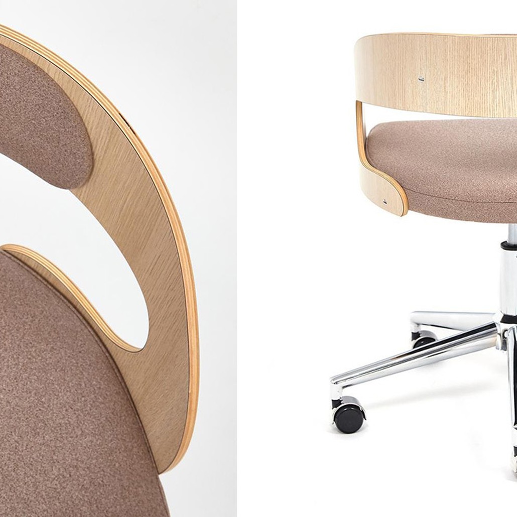 Кресло Humeur de Travail laine écologique beige