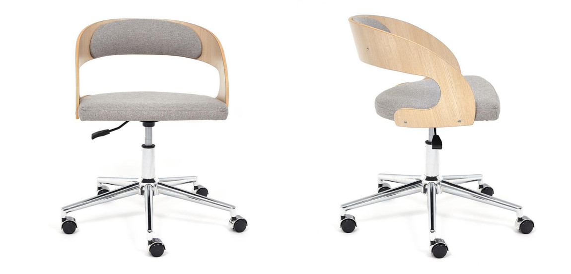 Кресло Humeur de Travail laine écologique grise