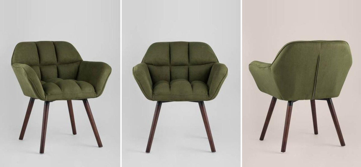 Кресло Ilaria цвет зеленый