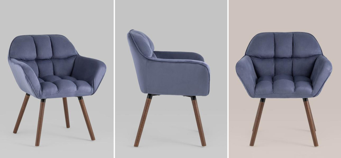 Кресло Ilaria цвет синий