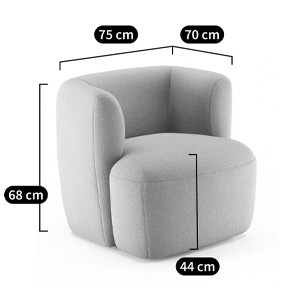 Кресло Ivy Boucle Collection Armchair
