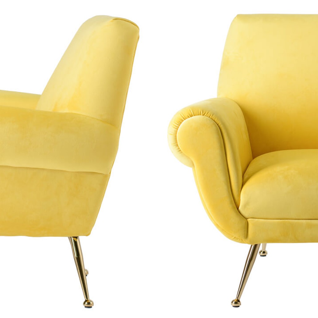 Кресло Lounge Chair Gigi Radice yellow