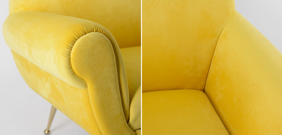 Кресло Lounge Chair Gigi Radice yellow