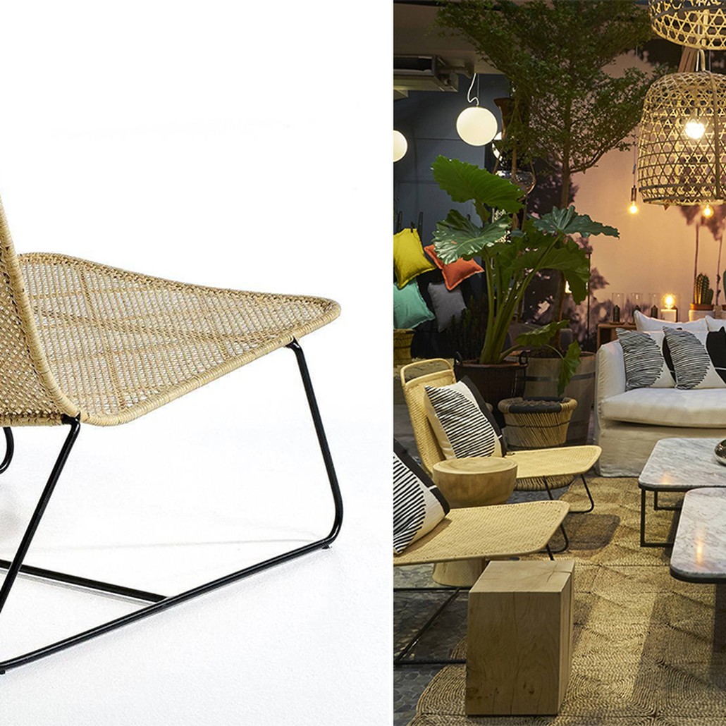 Кресло Lounge Wicker Armchair