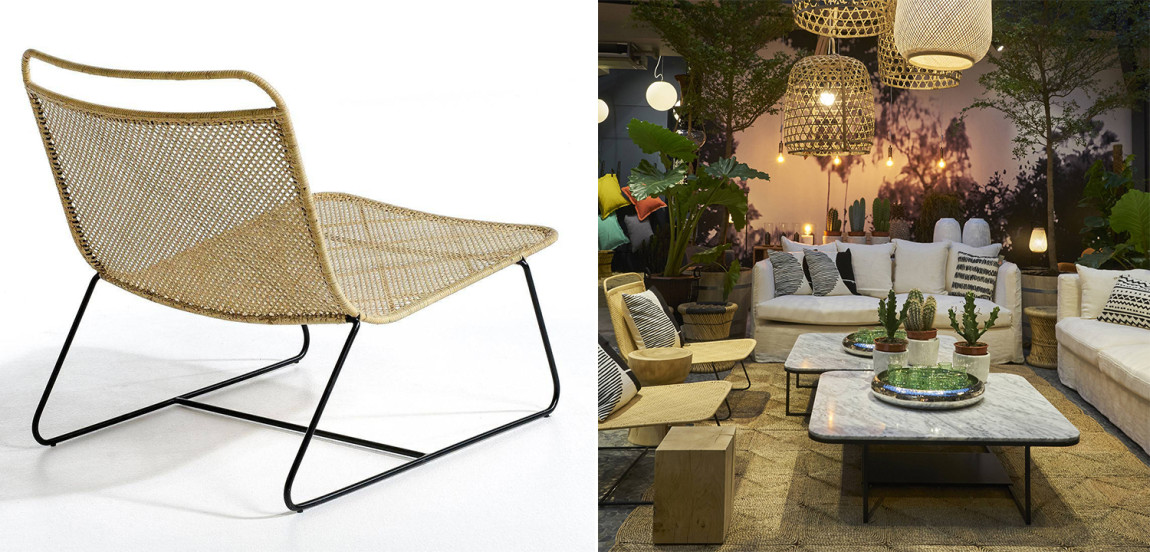 Кресло Lounge Wicker Armchair