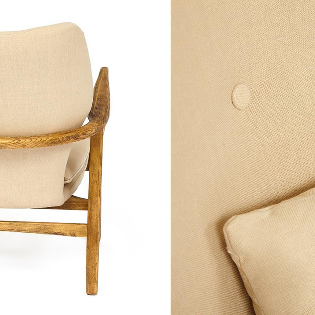Кресло Makeshift armchair beige