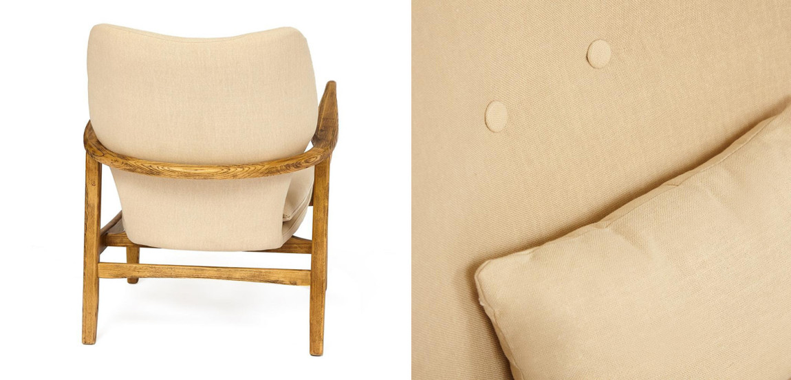 Кресло Makeshift armchair beige