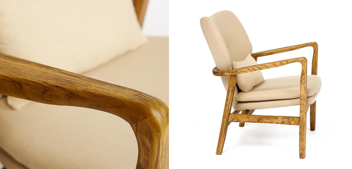 Кресло Makeshift armchair beige