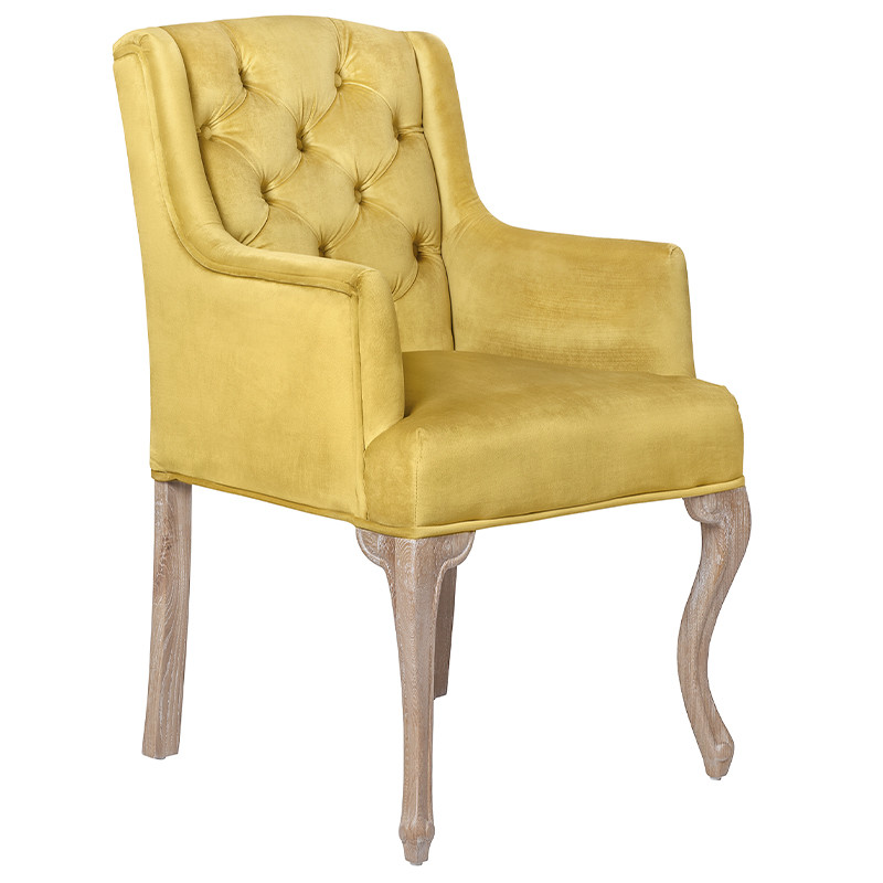 Кресло Mason Classical Armchair gold velour